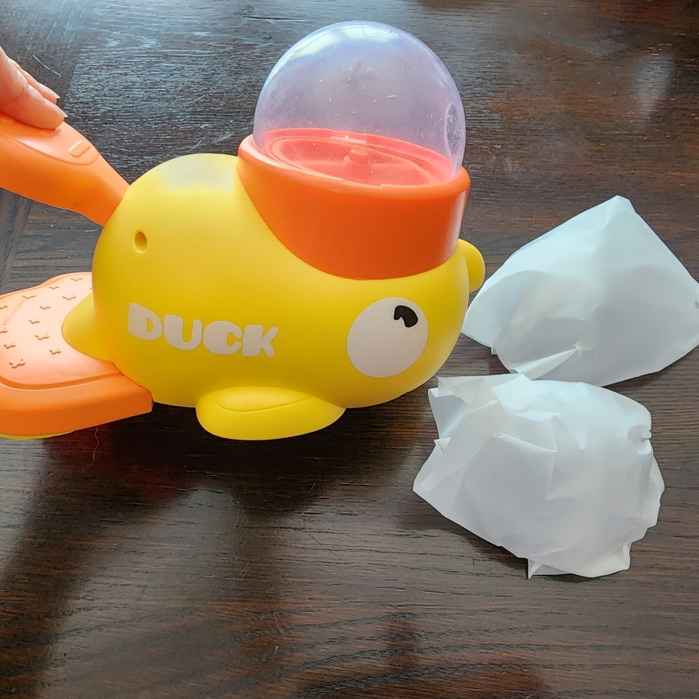 New Duck Pet Puzzle Feeder Toy - Yellow